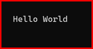 Picture showing the output of the HelloWorld function in python